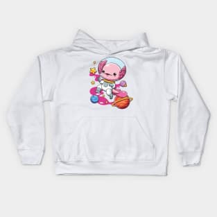 Space Axolotl Kids Hoodie